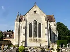 Chevet de l'église.