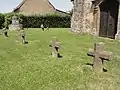 Le cimetière entourant la chapelle.