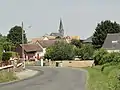 Le bourg vu de la Rue du Panorama