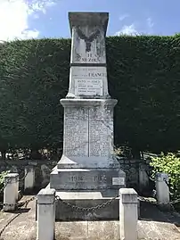 Le monument aux morts.