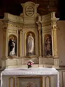 Autel et retable du Rosaire.