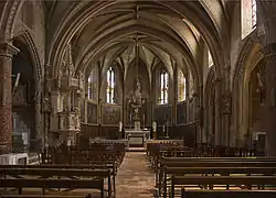 L'église Sainte-Agathe-et-Saint-Julien, vue intérieure