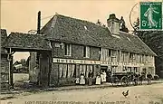 L'hôtel de La Levrette du XVIIè siècle vers 1910.