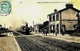 La gare vers 1905.