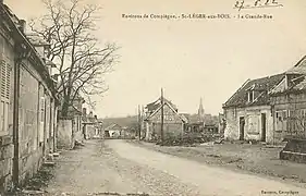 La Grande-Rue en 1918.