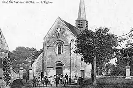 L'église vers 1910.