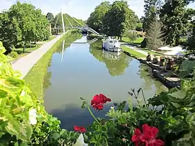 Le canal du Centre à Saint-Léger-sur-Dheune