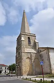 Le clocher de l'église.