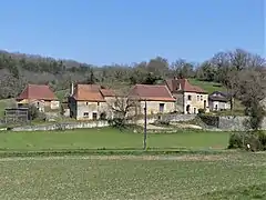 Maisons le long du Verdançon.