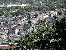 Saint-Léonard vu du Mont-Joli.