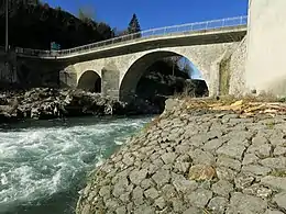 Pont de Saint-Lizier monument inscrit MH en 1927.