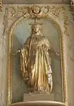 Statue de la Vierge datant des années 1840.