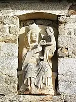 Vierge à l'Enfant et à l'oiseau.