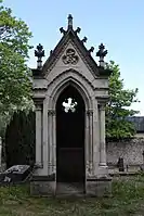 Tombe de Protet au vieux cimetière de Saint-Servan.