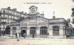 L'ancienne gare de Saint-Mandé.