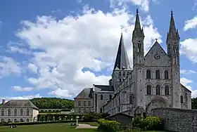 Vue générale de l'abbaye.