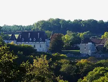 Le château de la Gaubertie.