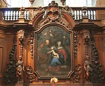 Sainte Anne, la Vierge et l'enfant Jésus et saint Joseph.