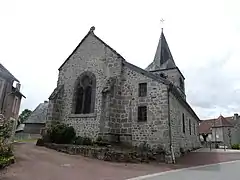 Le chevet de l'église.