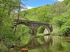 Le pont sur l'Auvezère.