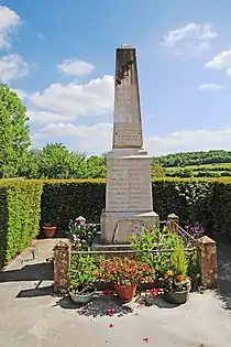 Monument aux morts à Saint-Mesmin.