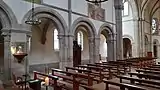 Église Saint-Morand d'Altkirch, la nef et le reliquaire.