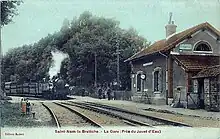 La gare de Saint-Nom-la-Bretèche - Forêt-de-Marly au début du XXe siècle.