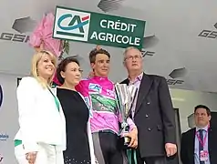 Bryan Coquard, leader du classement général.