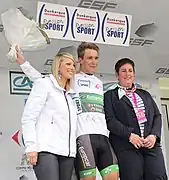 Bryan Coquard, leader du classement du meilleur jeune.