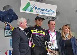 Brayan Ramírez, vainqueur du classement des rushs de la journée.