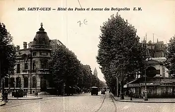 Hôtel des Postes, angle rue Diderot et avenue Gabriel-Péri.