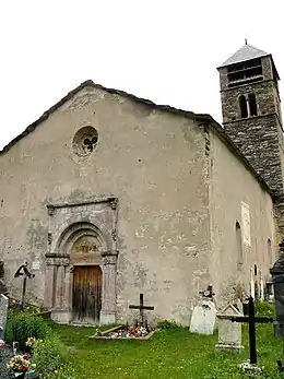 Église Saint-Antoine-du-Désert à Maurin avec son cimetière.