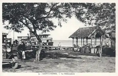 Le nouveau débarcadère de la place Bertin à la fin des années 1920.