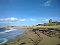 La plage du Pouladen au sud du fort de Penthièvre.