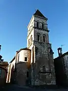 Le chevet de l'église.