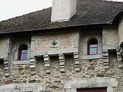 Détail des mâchicoulis.