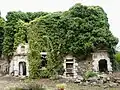 Les ruines de la chapelle.