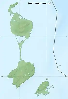 Voir sur la carte topographique de Saint-Pierre-et-Miquelon