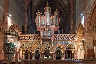 Vue du Jubé et du Grand Orgue