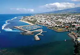 Le début du lagon de Saint-Pierre.