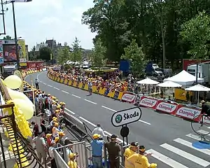 Arrivée du Tour de France aux Champs-Élysées le 5 juillet 2006.