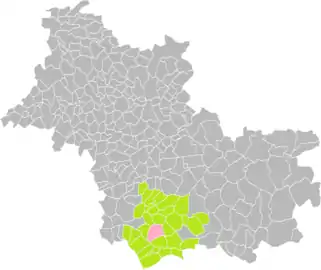 Saint-Romain-sur-Cher dans l'intercommunalité en 2016.