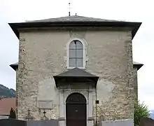 Entrée de l'église.