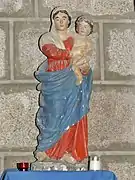 La Vierge à l'Enfant du XVIIe siècle.