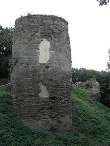 Ruines du château de Penhoat à Saint-Thégonnec.