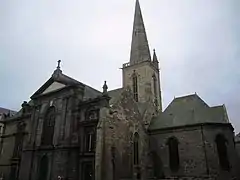 Exemple de polylithisme, la cathédrale Saint-Vincent.