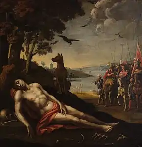 Guillaume Perrier, Saint Vincent meurt de ses blessures.