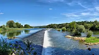 Le barrage du moulin du Pré.