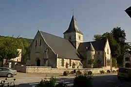 L'église de Saint-Wandrille.