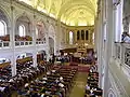 Intérieur de l'église Saint-Victor pendant la Messe Western 2009